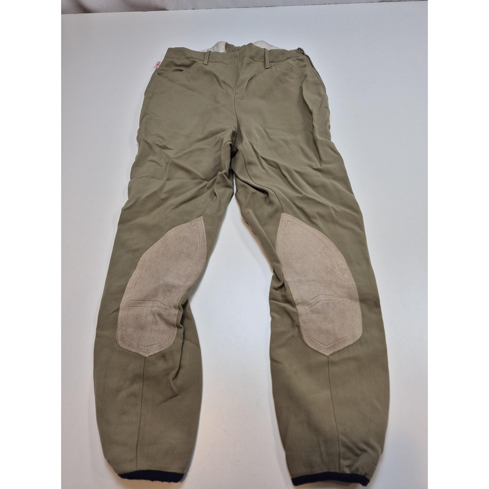 Miller's Show Rider Classics Riding Pants Women's Size 32x26 Beige Twill Stretch